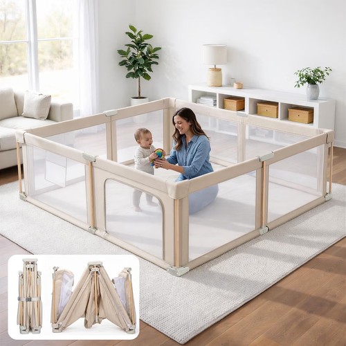 Foldable baby playpen - baby, with