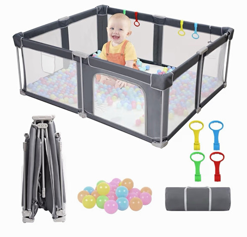 Folding portable baby play pen - portable,
