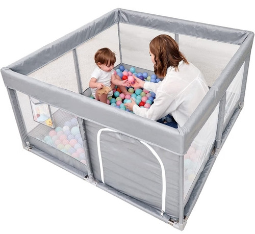 Grey mesh square baby - grey,