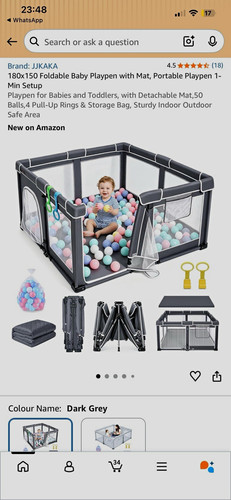 Foldable baby play pen with - baby,