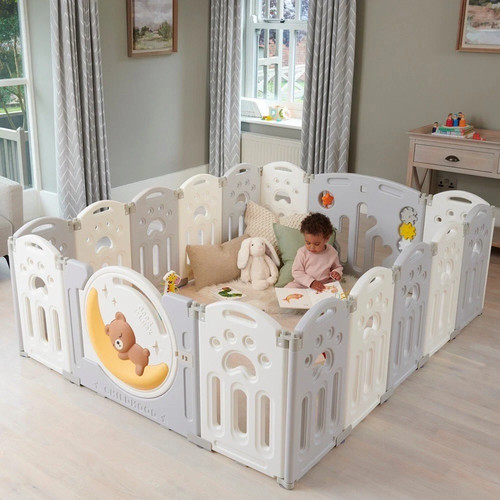 Nursery playpen with activity - playpen,