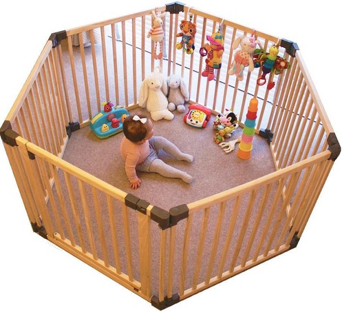Safetots play den wooden pen - den,,