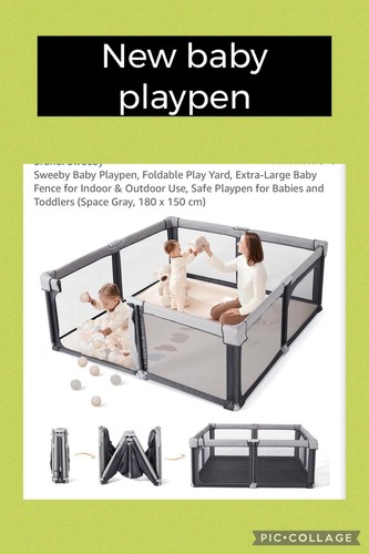 Sweeby baby playpen foldable - sweeby,