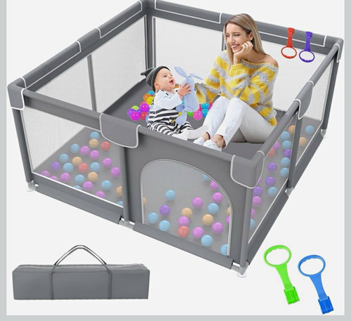 Baby playpen 90x90cm mesh - baby,