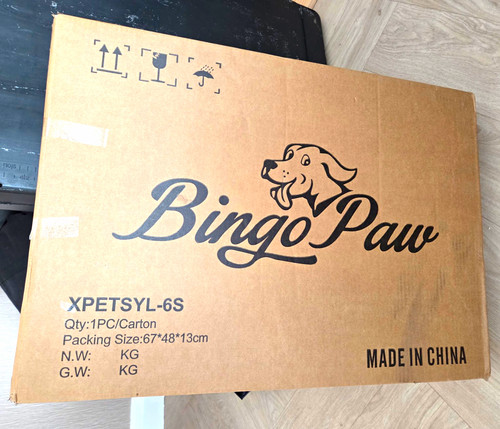 Bingo paw clear acrylic - paw,