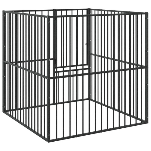 Dog playpen panel black - 4,