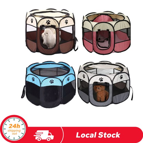 Foldable soft fabric dog crate - foldable,