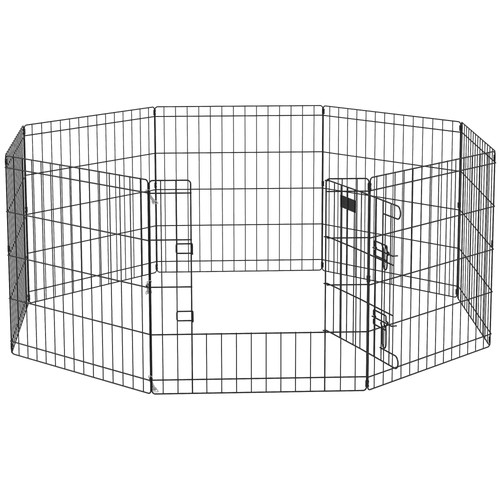 Pawhut dog playpen puppy pen - playpen,,