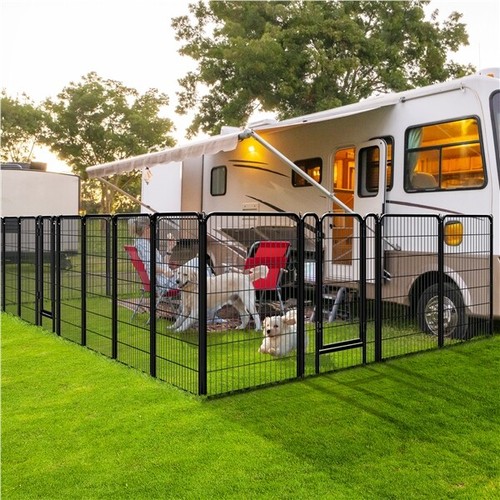 Metal dog playpen foldable - dog,