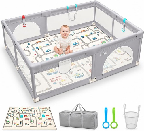 Large baby playpen with - baby,